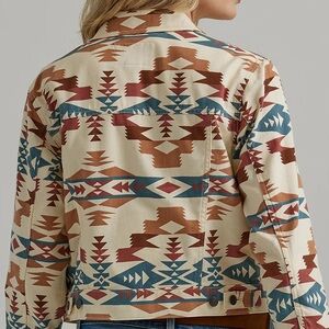 Woman’s Wrangler Western Print Jacket Size Small